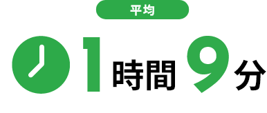 通勤でかかる時間